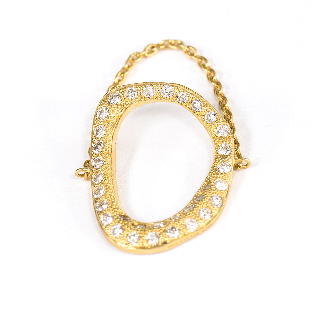 海外製 【美品】YON Amoibe Ring 4/0.4ct #11 - レディース