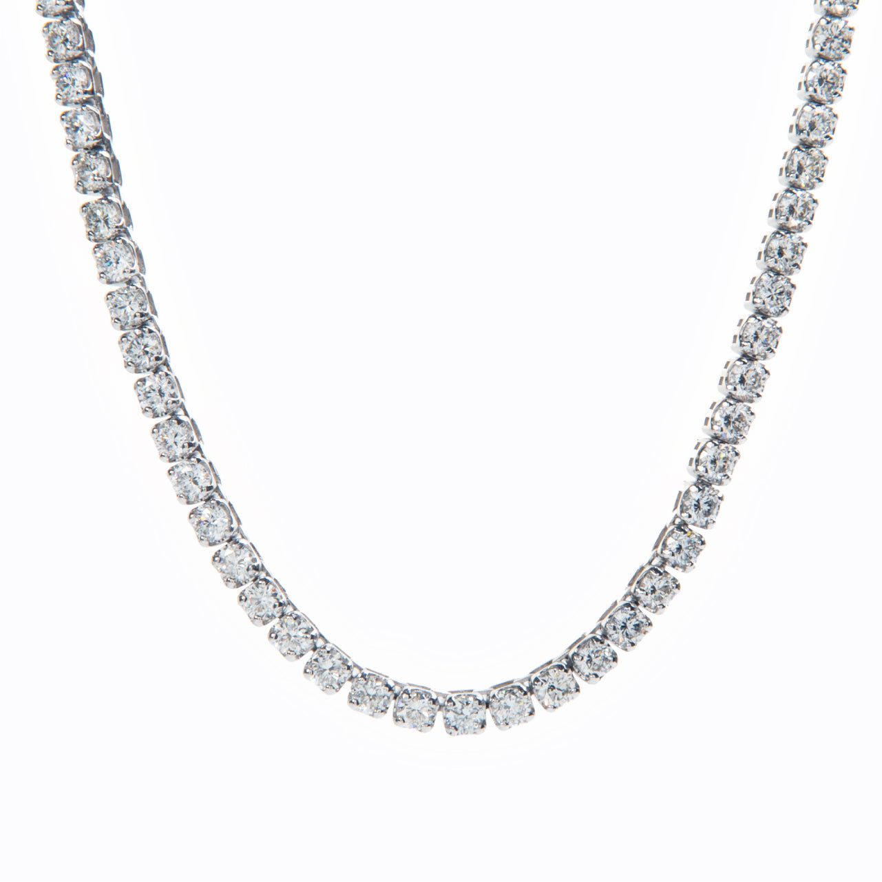 【ｵｰﾀﾞｰ品】Sparkle Tennis Necklace S 6.7ct/37cm – YON (ヨン