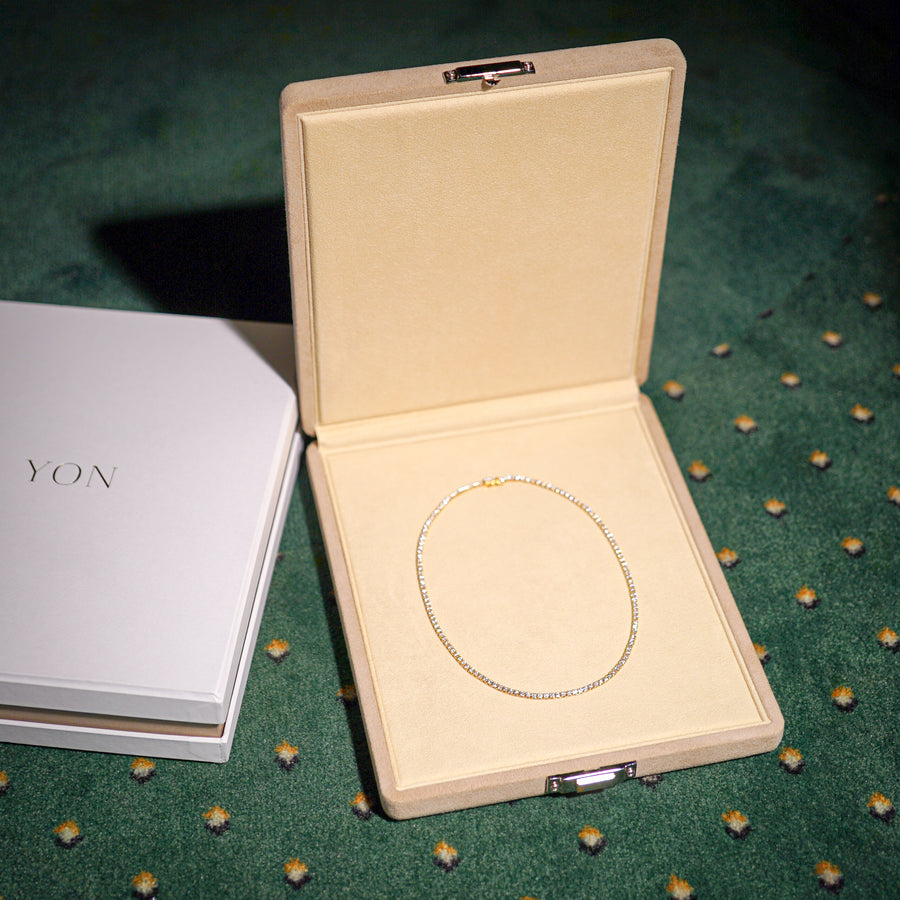 Order】Sparkle Tennis Necklace M 10.0ct~ – YON (ヨン）| 公式