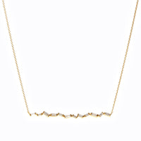 Essence Baguette Necklace 0.1ct – YON (ヨン）| 公式