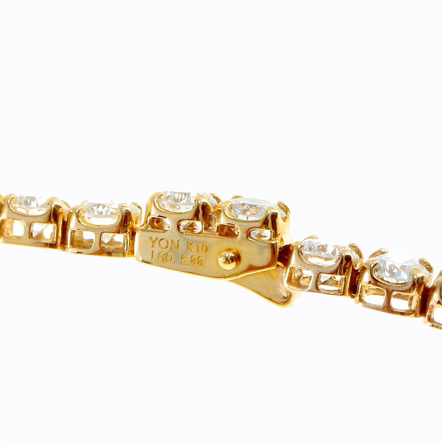 【ｵｰﾀﾞｰ品】Sparkle Tennis Bracelet M 4.6ct～5.3ct
