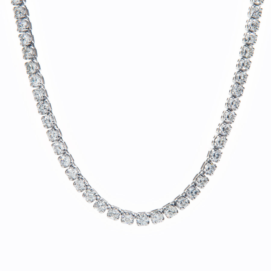 【ｵｰﾀﾞｰ品】Sparkle Tennis Necklace S 6.7ct/37cm