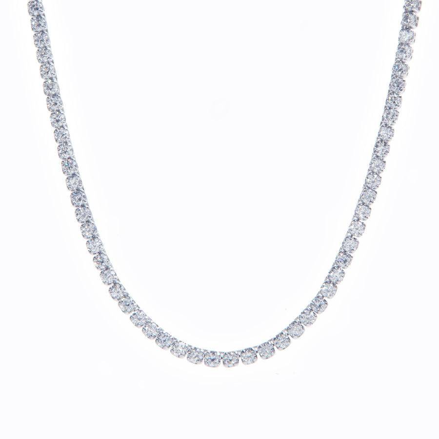 【ｵｰﾀﾞｰ品】Sparkle Tennis Necklace 13.1ct/70cm