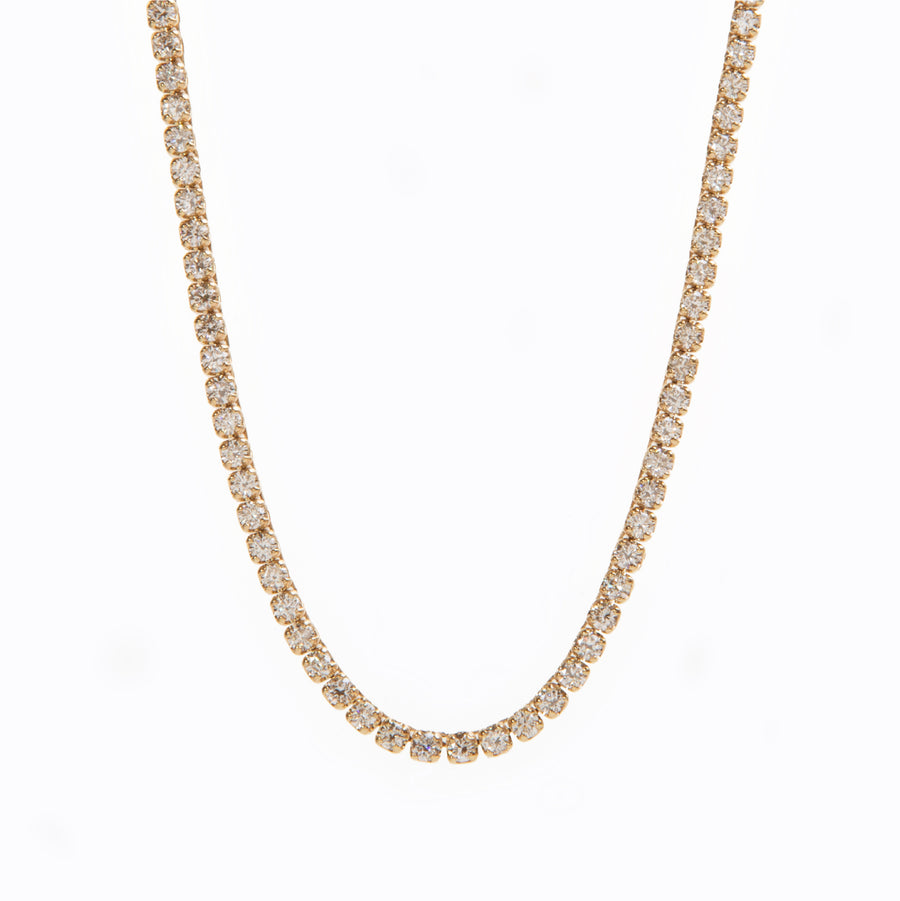 【ｵｰﾀﾞｰ品】Sparkle Tennis Necklace M 10.5ct/37cm