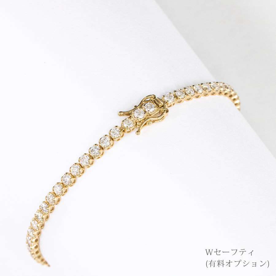 【OrderProduct】Sparkle Tennis Bracelet M 4.6ct～5.3ct
